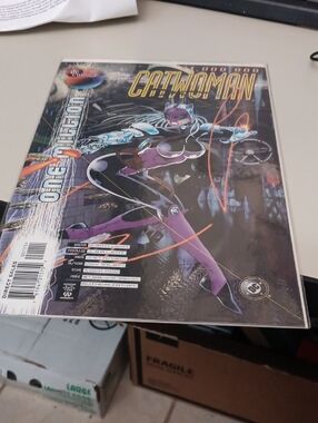DC Comics Catwoman Comic in Purple, Black, Blue